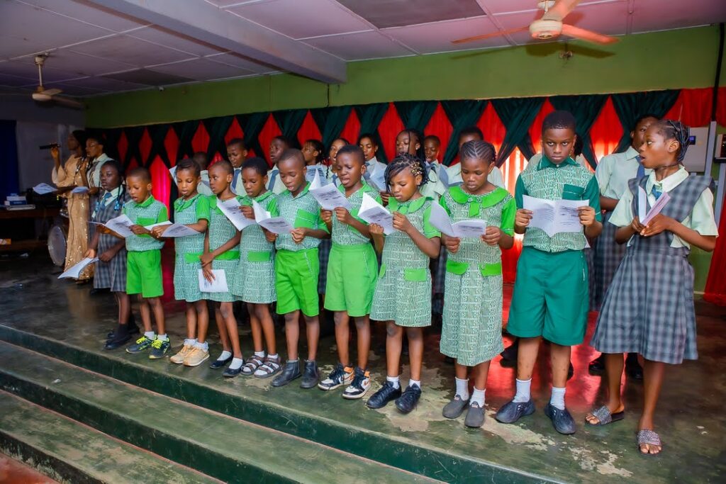 A performance with the choir