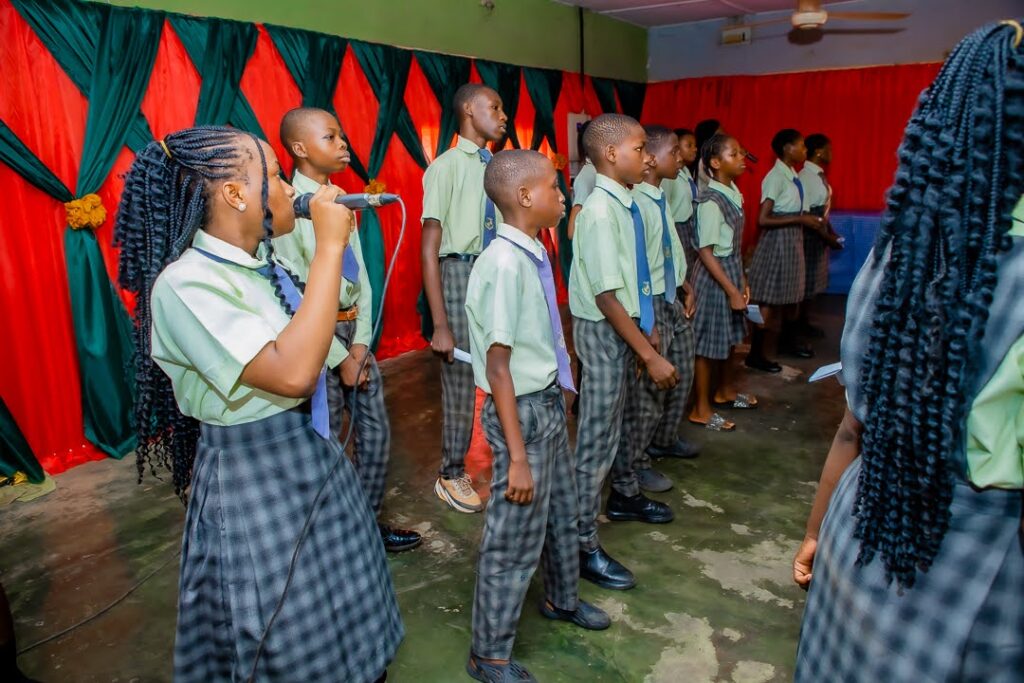 Cityside secondary students performing