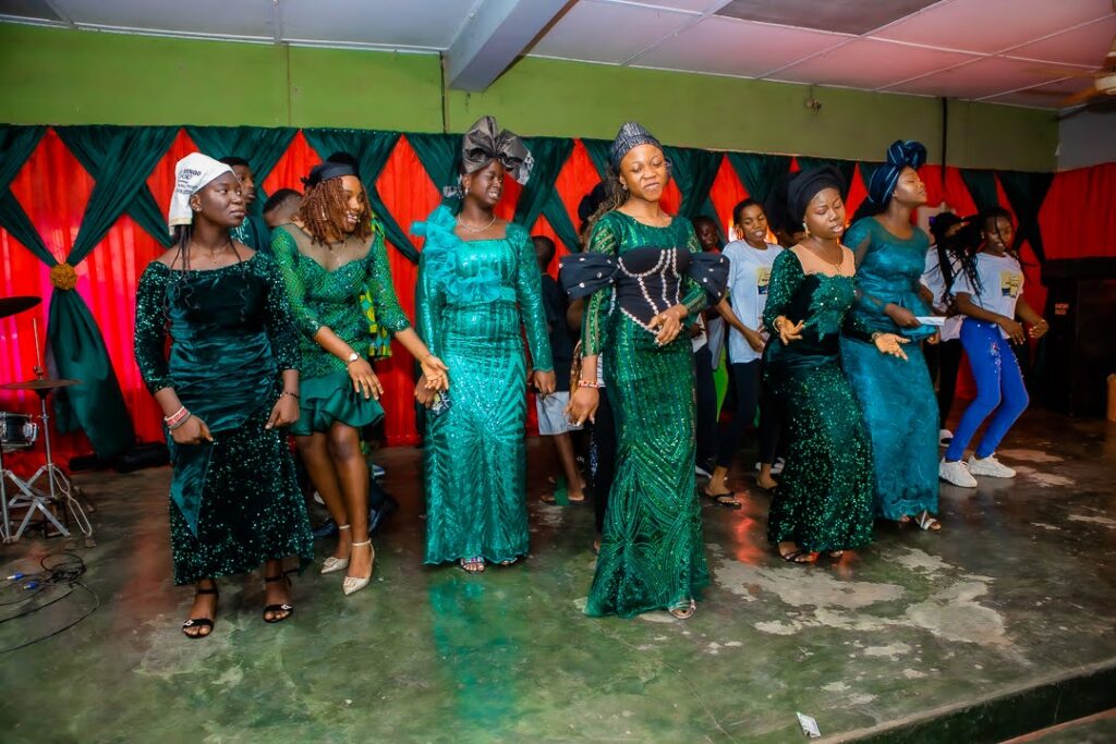 Dancing at the celebration